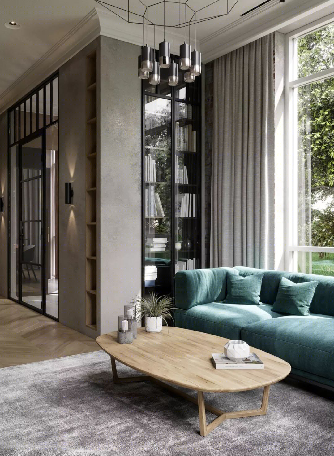 工业风清新时尚住宅设计-4