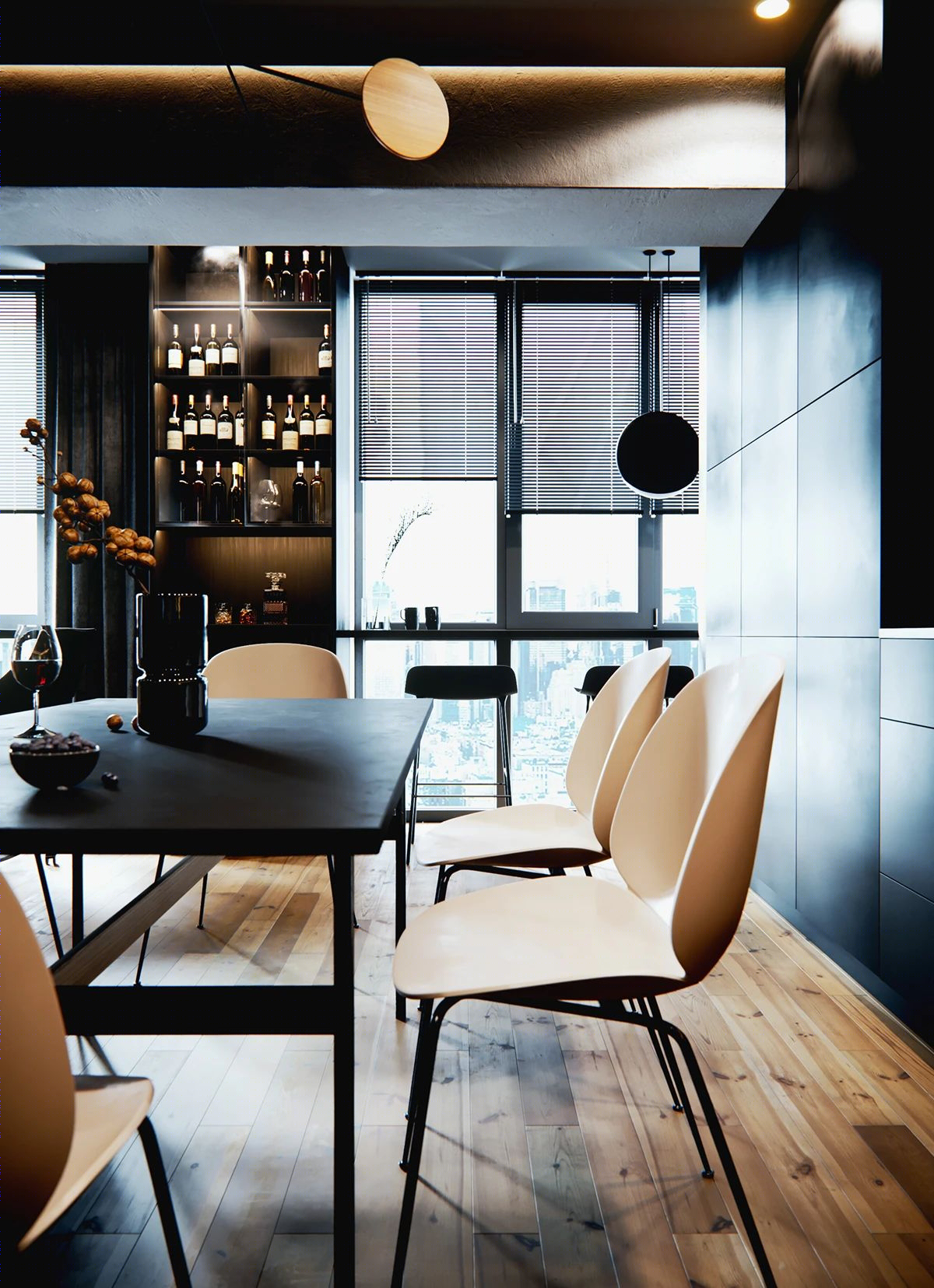 极简高级灰深蓝空间，Anna Lutaeva 的实用设计匠心-10