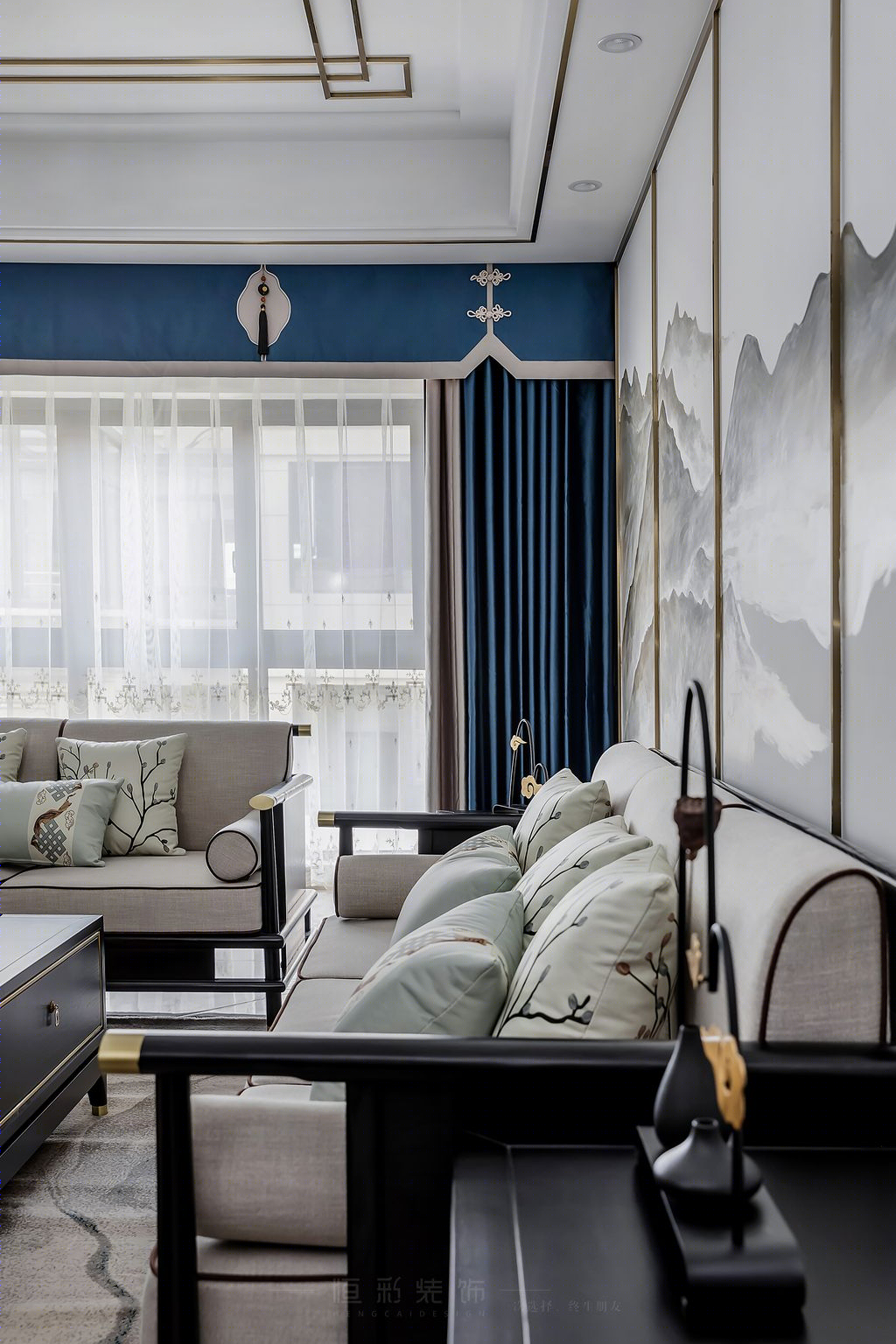 128㎡ 新中式的山水墨韵和诗画江南-14