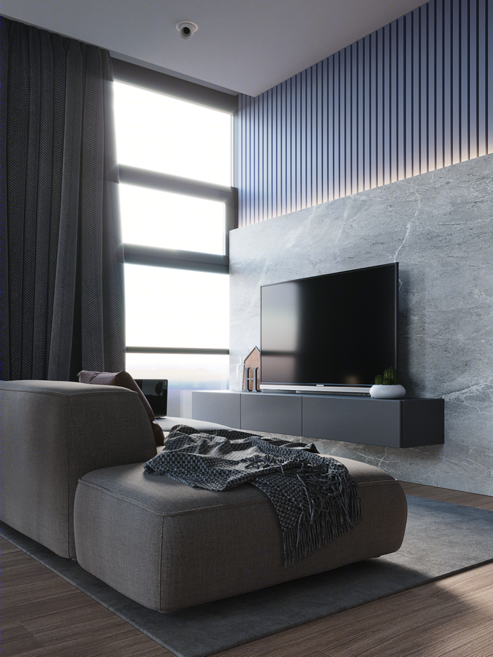 蓝色北欧风设计案例解析-5