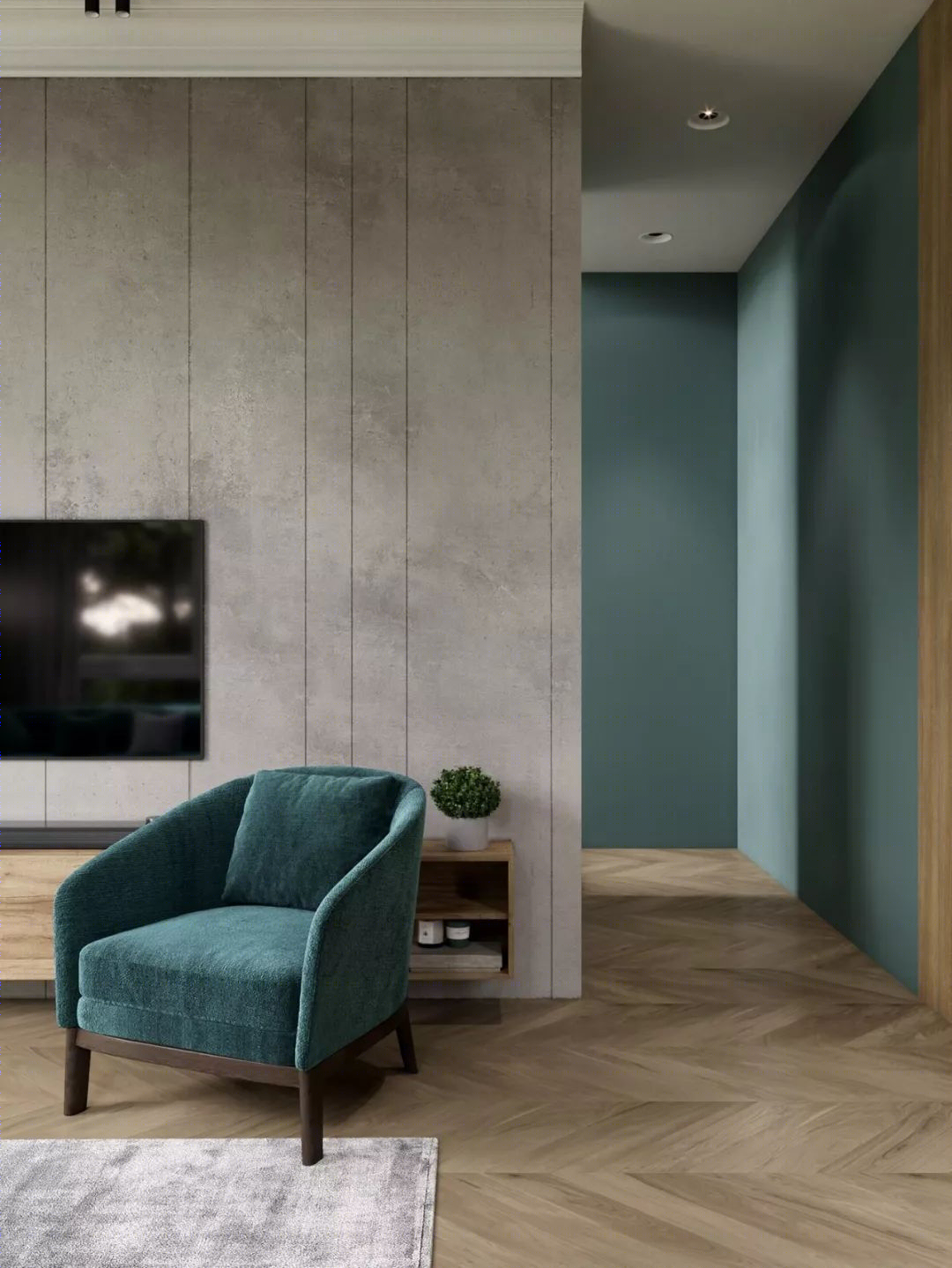 工业风清新时尚住宅设计-5