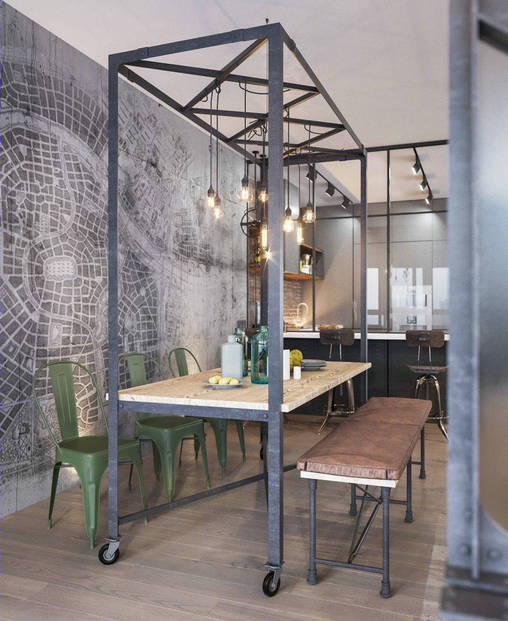 工业风住宅设计，邂逅现代生活美学-5