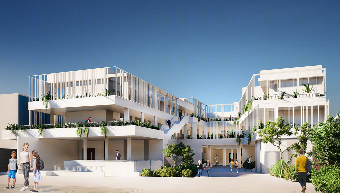 张三打造现代简约学校设计丨中国北京丨Architecture Design Studio 3-2