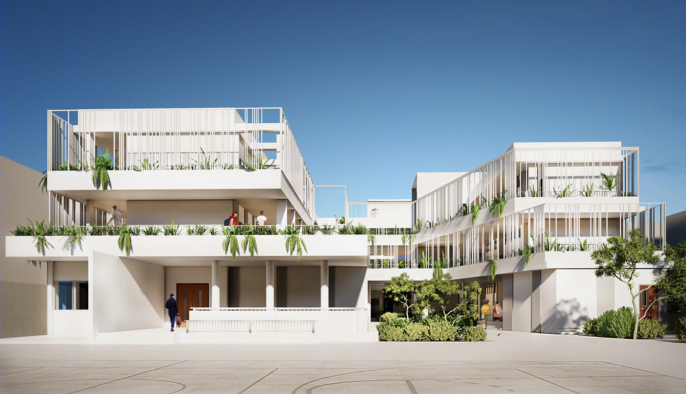 张三打造现代简约学校设计丨中国北京丨Architecture Design Studio 3-3