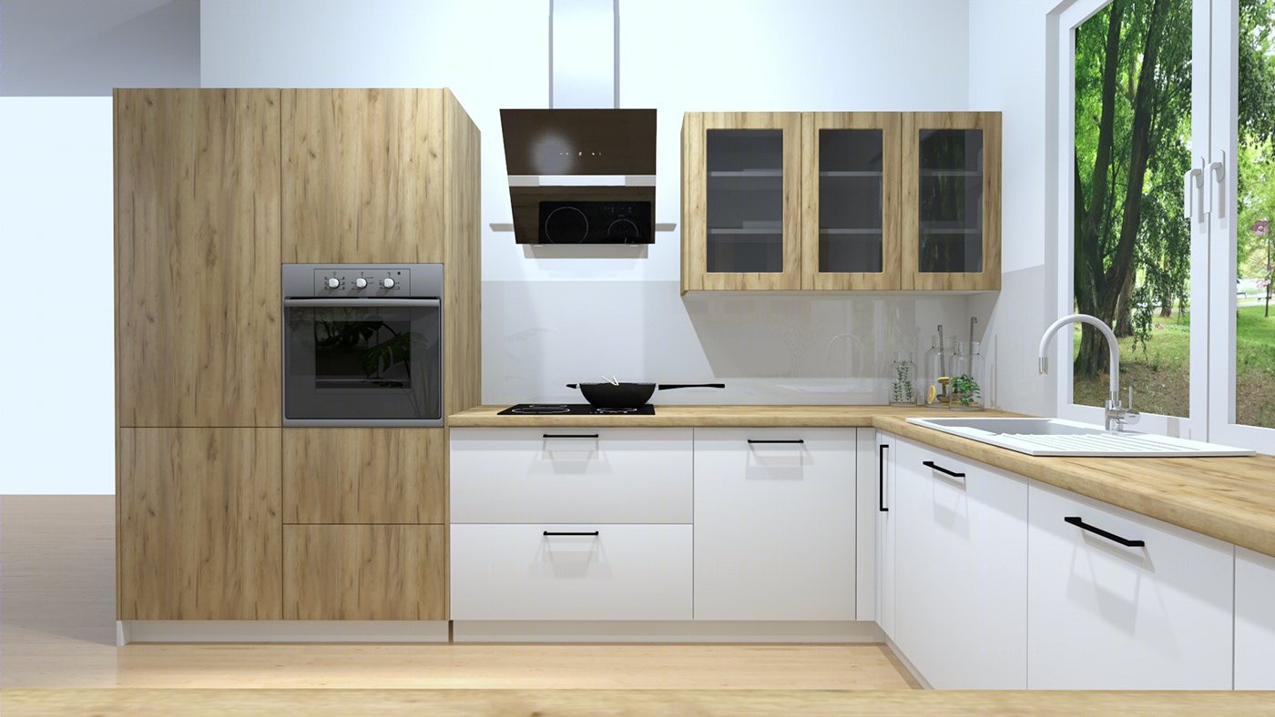 kitchen in the summer cottage-1