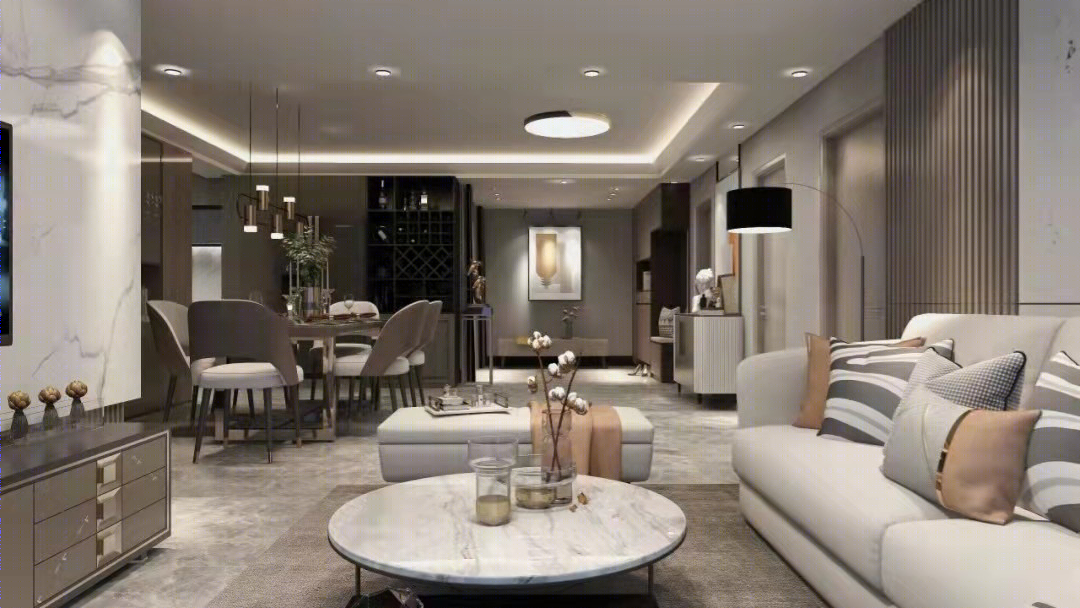 轻奢风格效果图-4