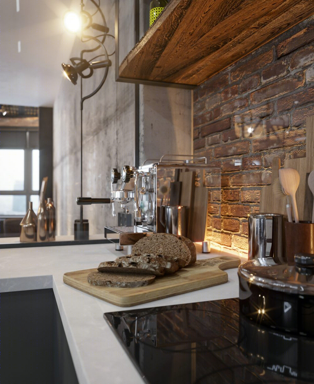 工业风住宅设计，邂逅现代生活美学-12