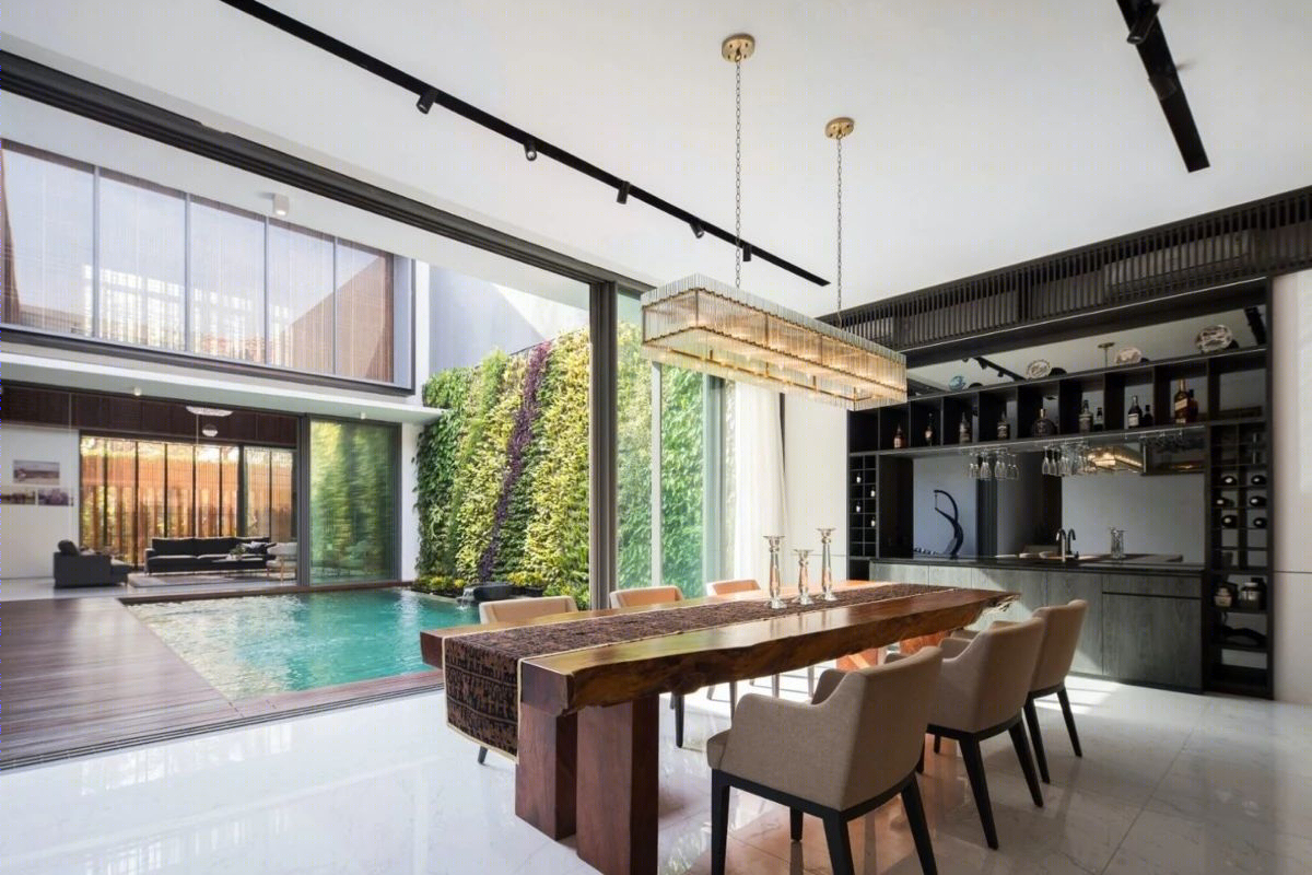 Serene Timber Screen House in Jakarta-11