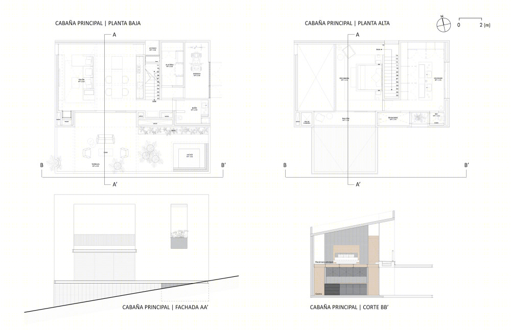 别墅丨墨西哥森林小屋 San Simón(2019)(Weber Arquitectos)设计-54