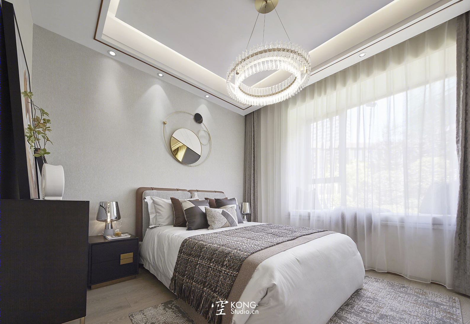 宜昌北大•长江国际文化广场 111 户型现代奢华空间设计-10