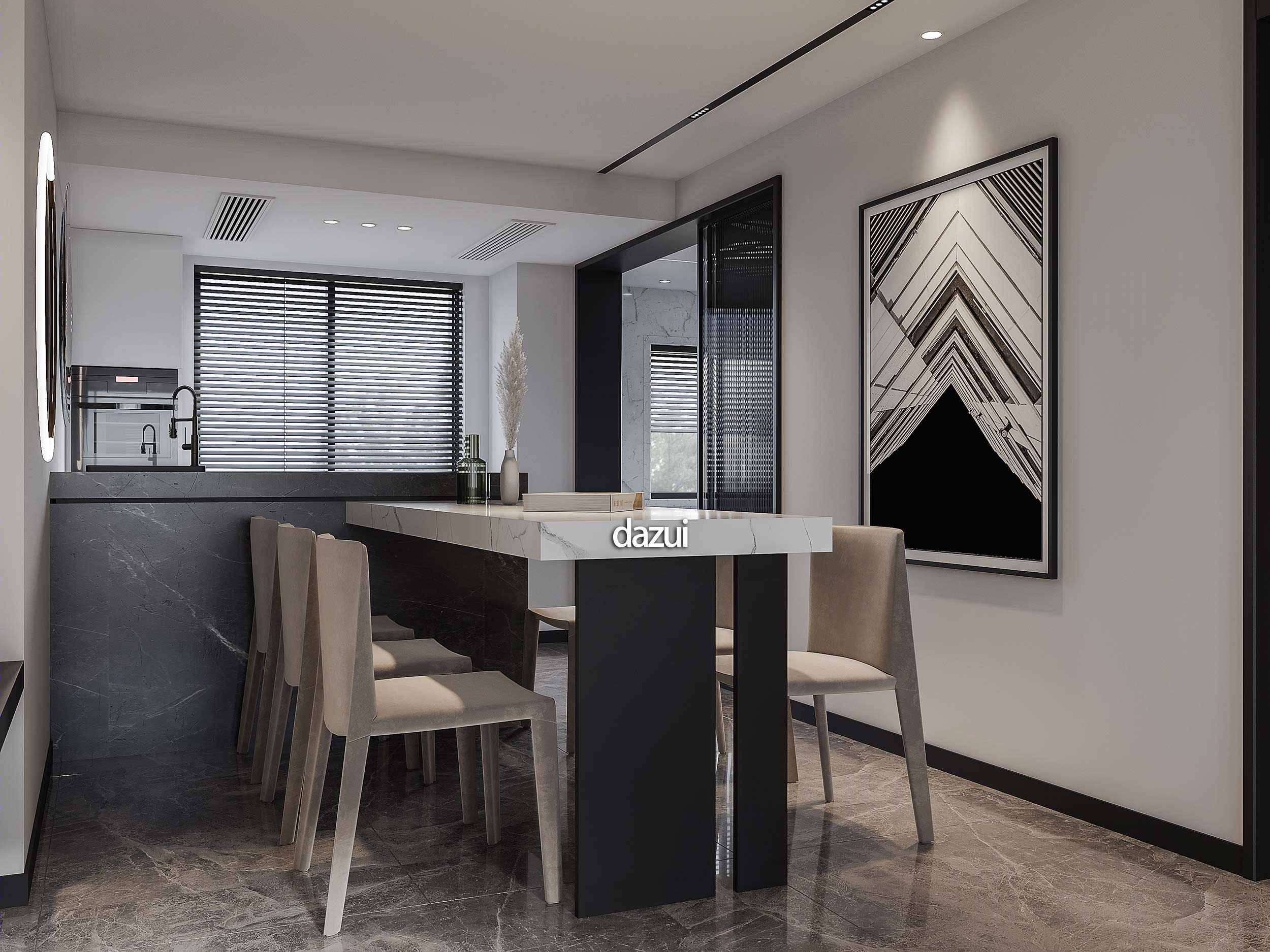 大嘴工作室 | 轻奢效果图案例-3