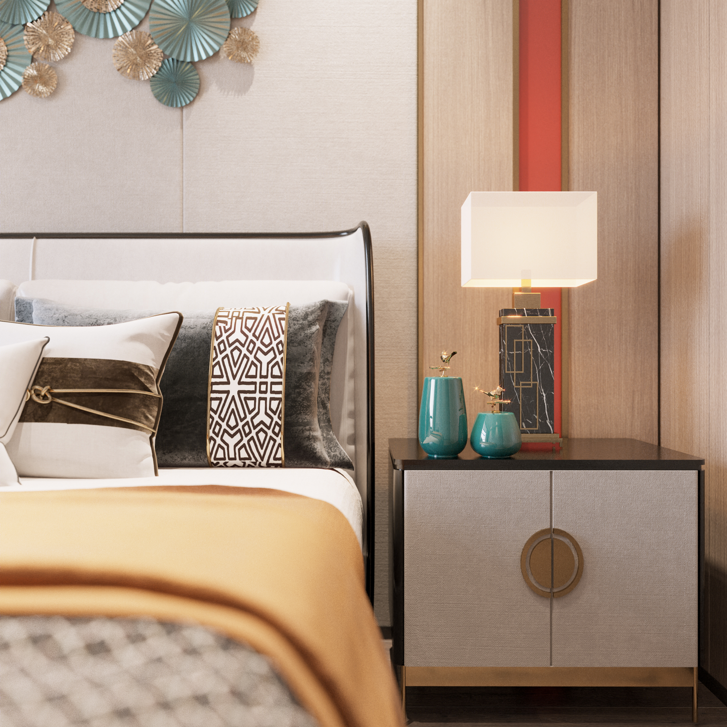 湖南上册一合空间美学馆 平层设计展示-19