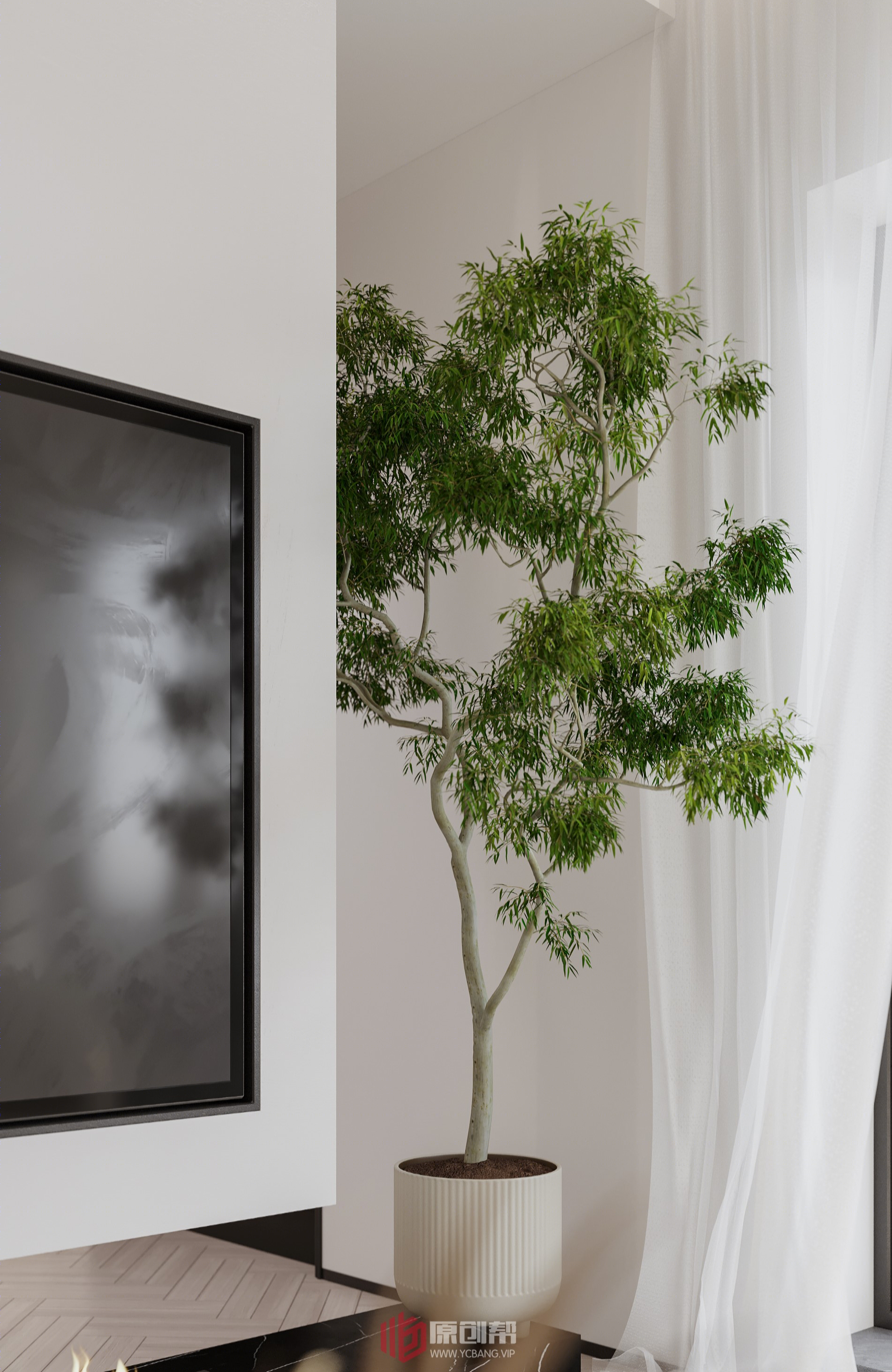 素白原创帮室内设计空间丨原创帮（设计帮）-8