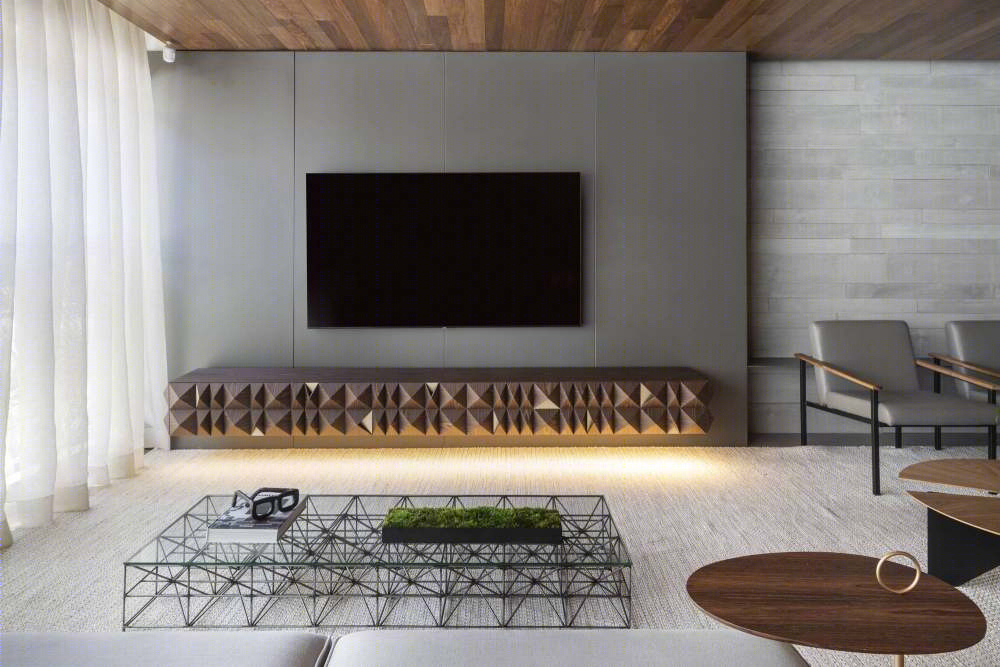 巴西 Plat? II 公寓 | 废木材天花板与个性化的空间设计-18