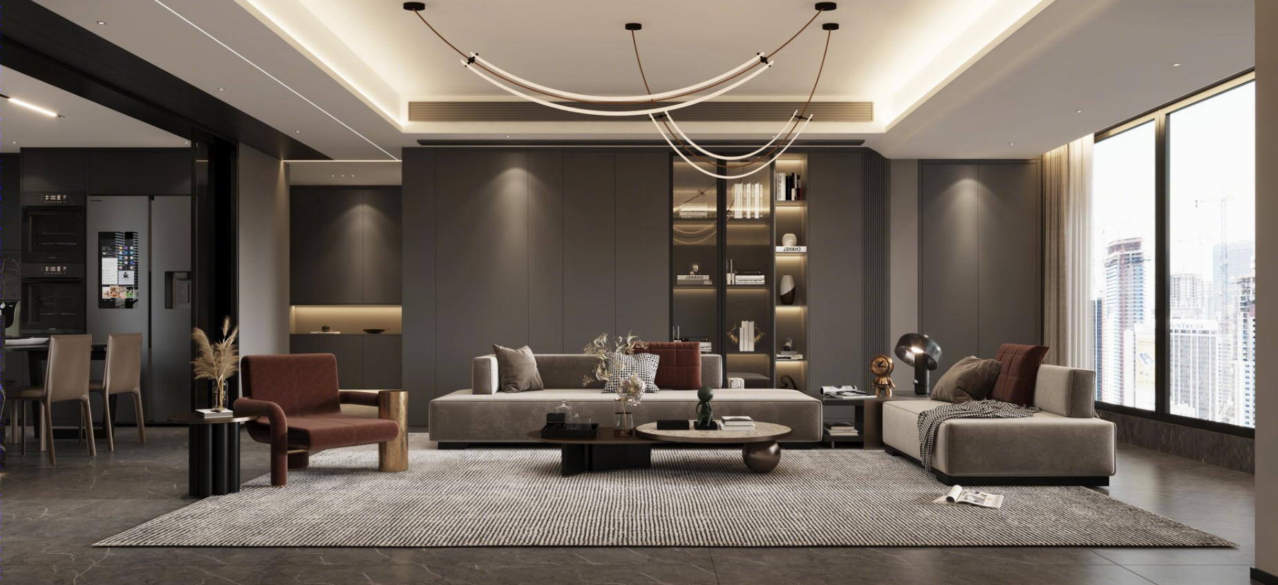 现代轻奢 中性优雅-1