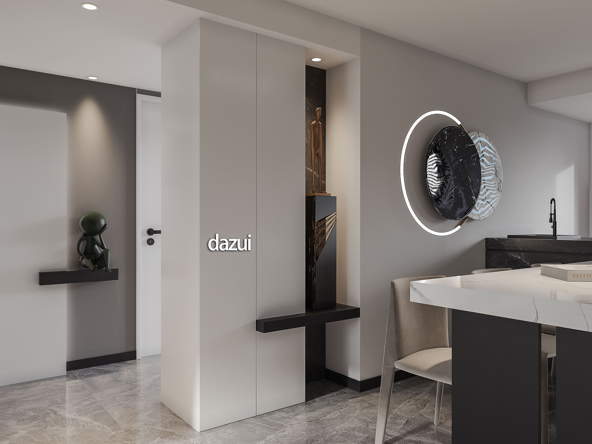 大嘴工作室 | 轻奢效果图案例-5