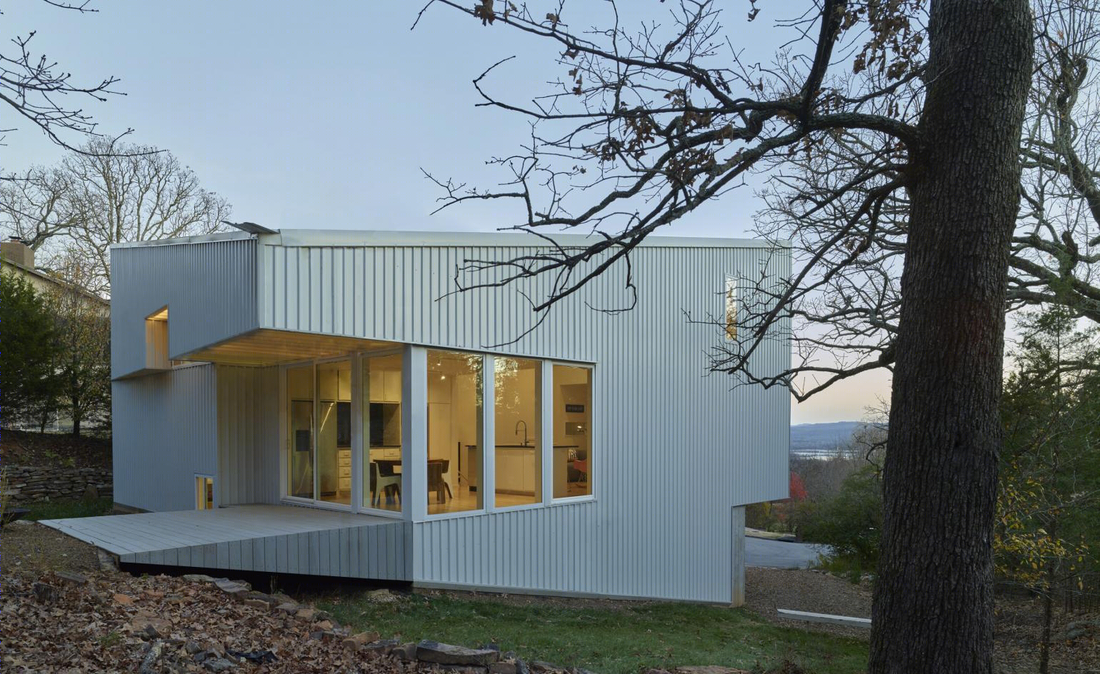 阿肯色山腰矿物住宅-1