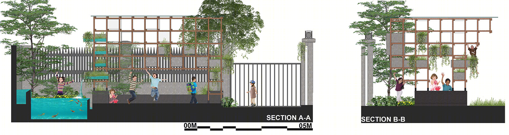 城市生态模型 | 越南 VAC 图书馆-61