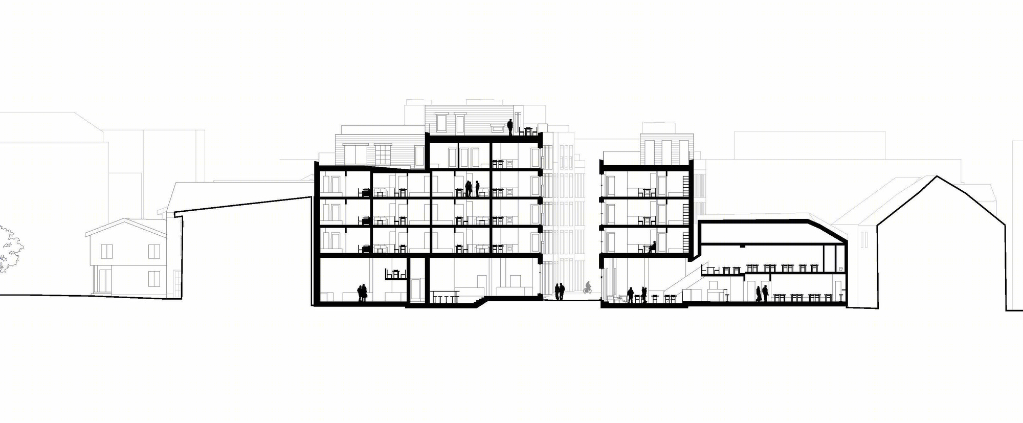 "死"广场重生 | 挪威 Fredrikstad 市中心 Nygaardsplassen 购物中心的室内设计-30