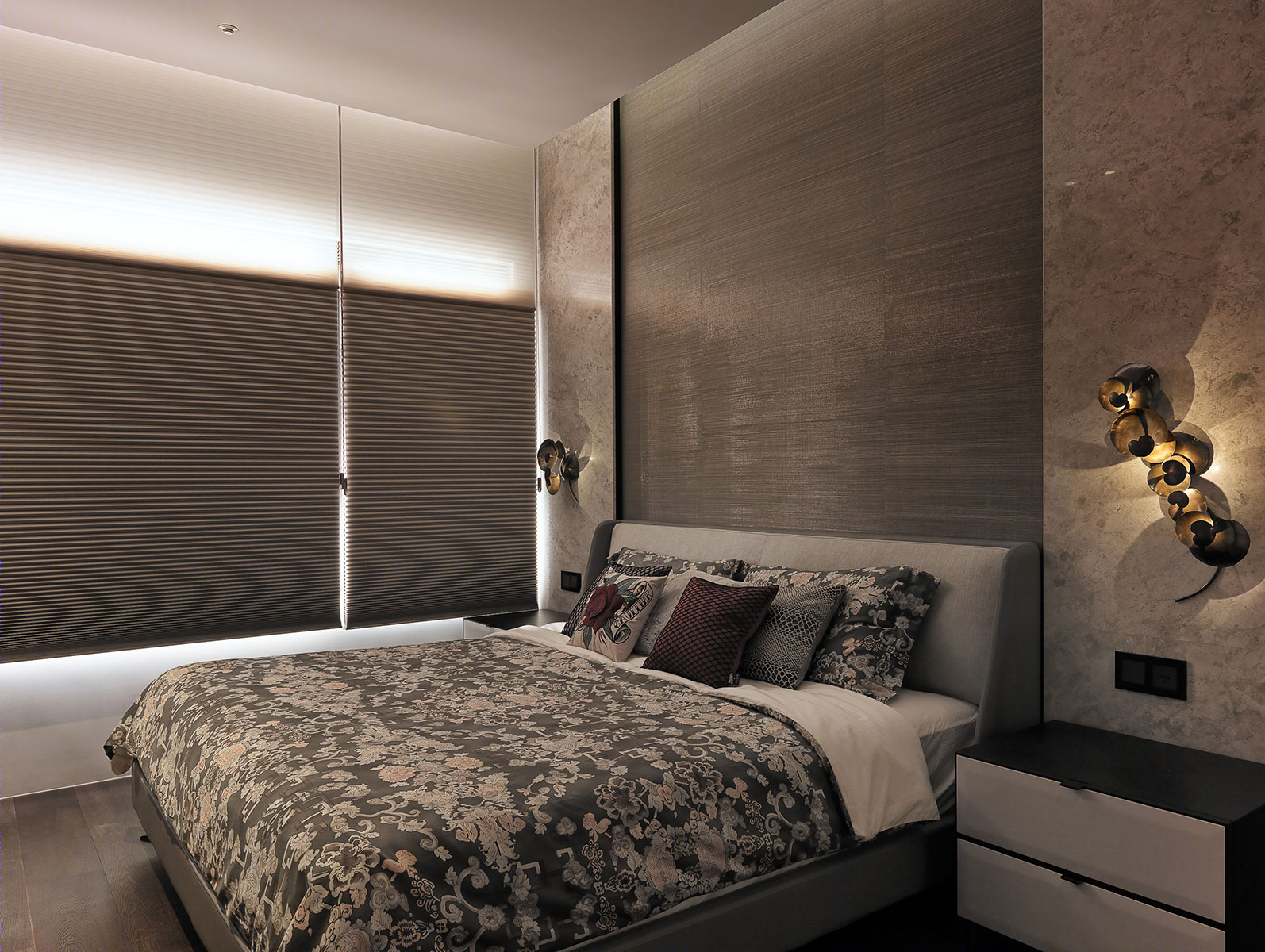 122㎡珠宝盒式住宅 | 自然色系的现代古典风格惊艳之作-12