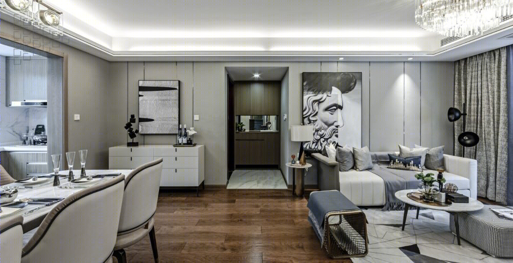 现代轻奢风招商蛇口样板房设计亮点解读-12