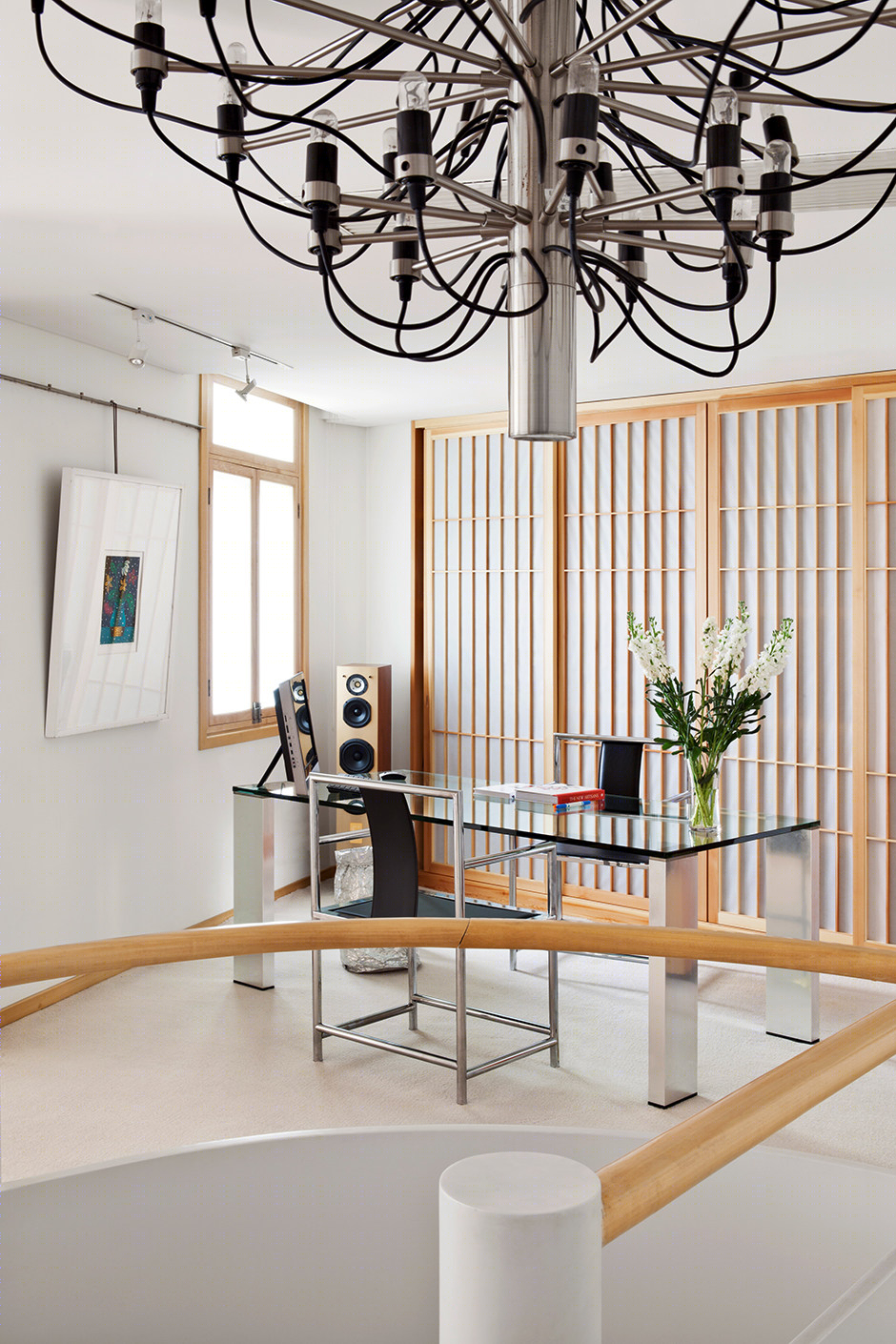 宁静自然氛围的家庭办公设计案例丨ELLEdecoration-23