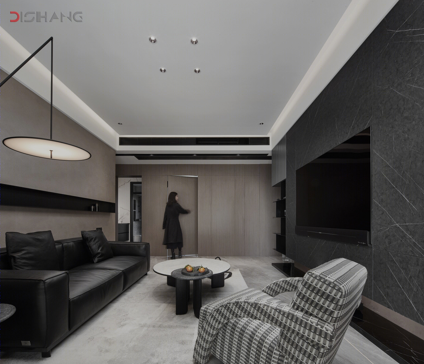 冷峻现代风 · 128 平空间的生活艺术-11