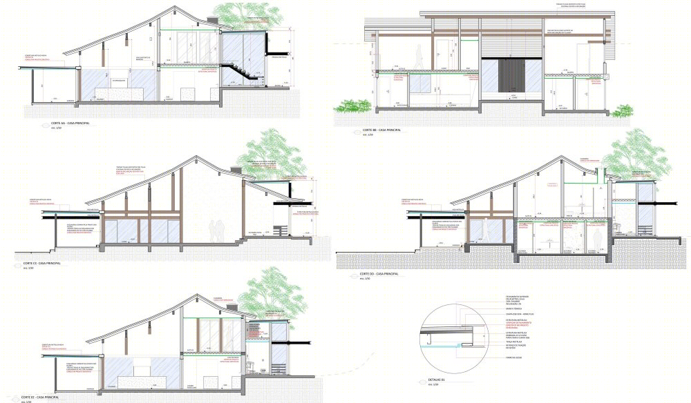 巴西 Sabbia 别墅 | 海滨现代与自然的和谐融合-32