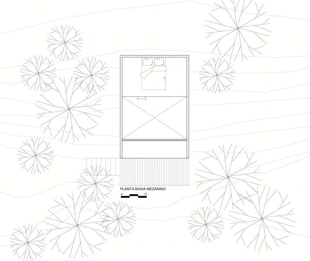 巴西微型木屋 | 融入自然的瓦尔登湖小屋-24