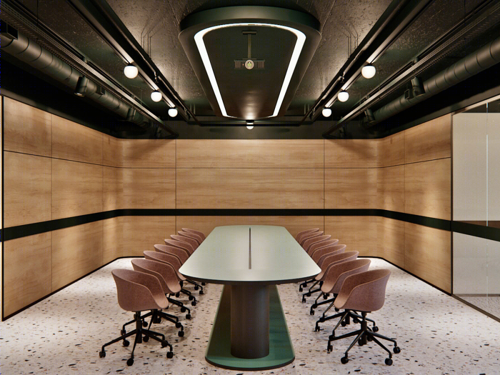 活力四溢的年轻办公空间丨KSh Design-9