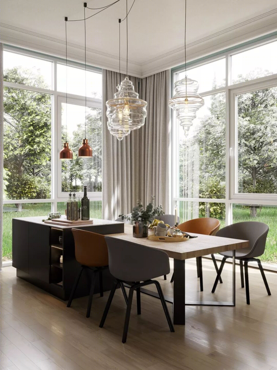 工业风清新时尚住宅设计-11