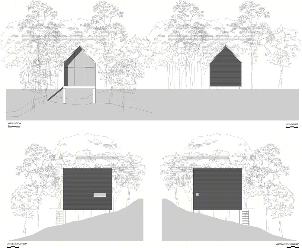 巴西微型木屋 | 融入自然的瓦尔登湖小屋-25