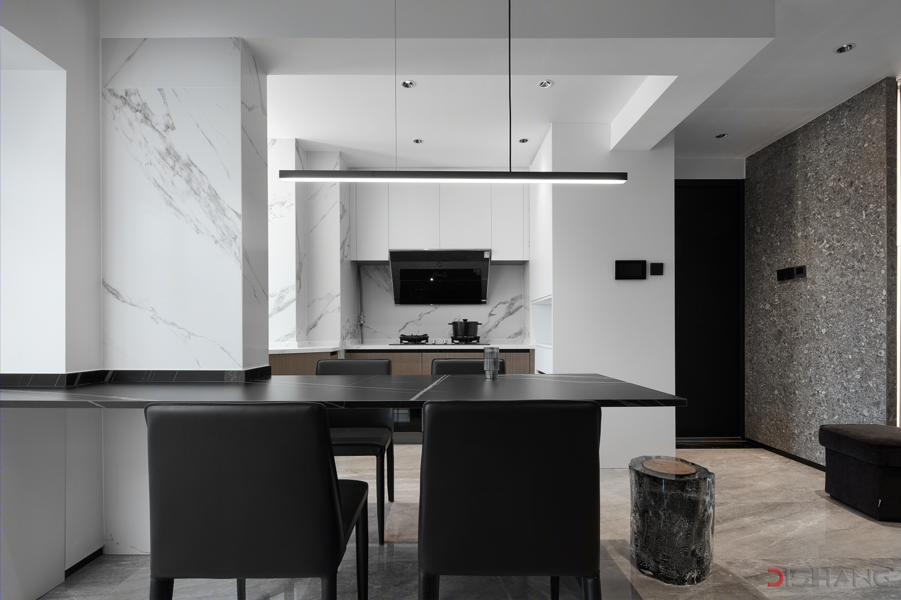 冷峻现代风 · 128 平空间的生活艺术-18