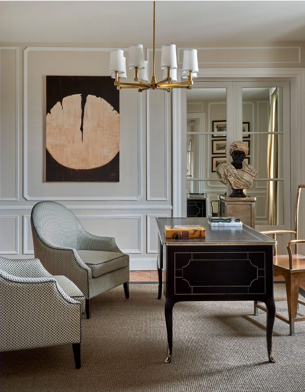 宁静自然氛围的家庭办公设计案例丨ELLEdecoration-27