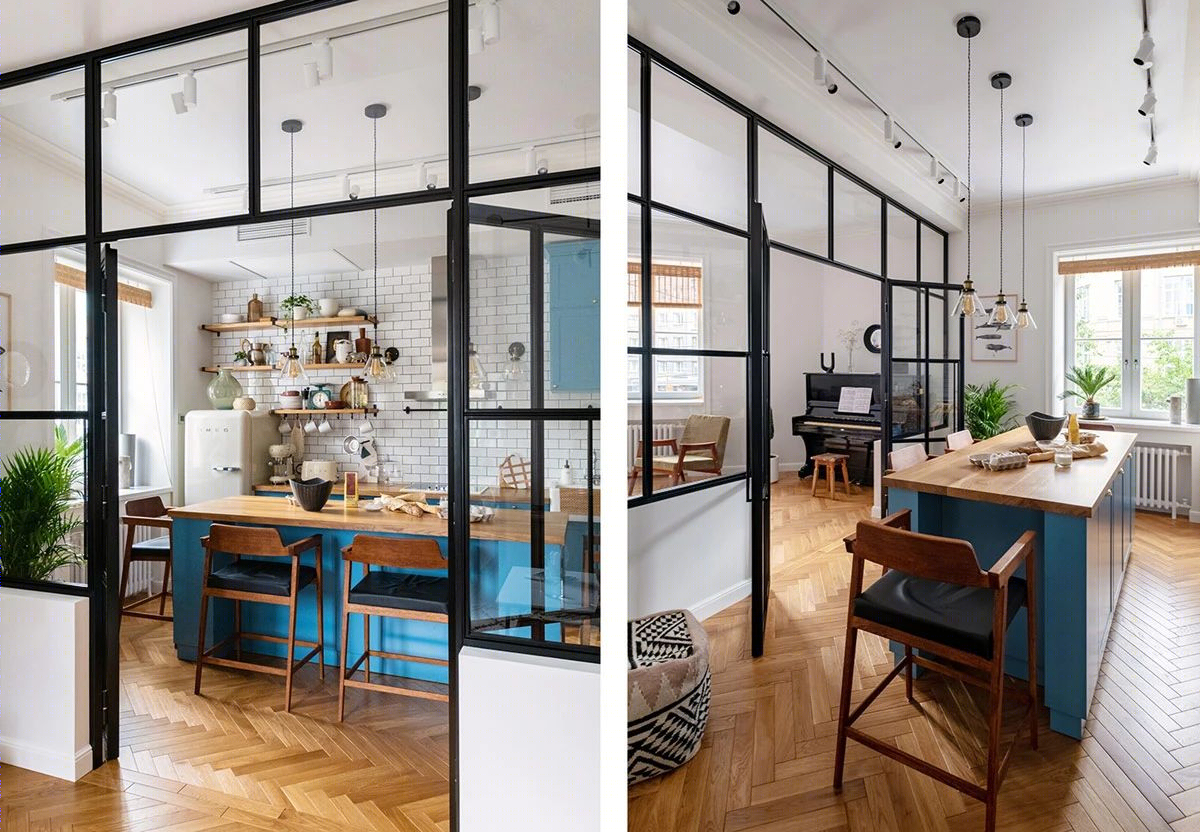 二十世纪中期复古风公寓设计-20