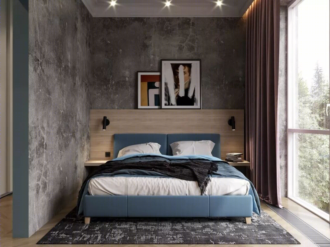 工业风清新时尚住宅设计-20