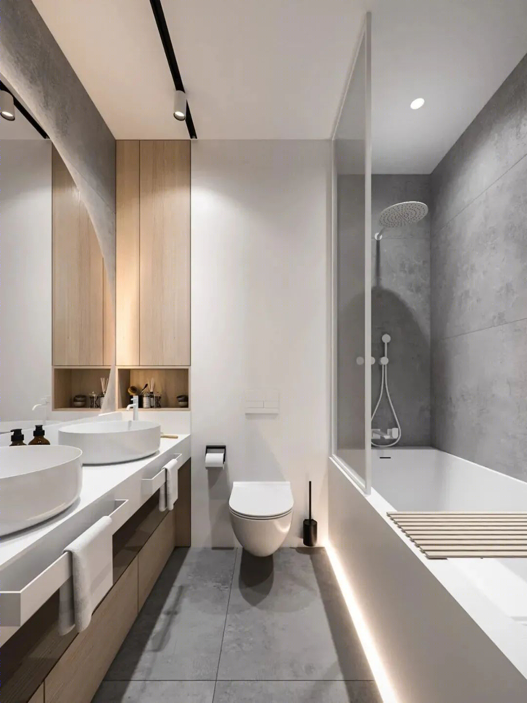 极简灰与自然木的优雅融合丨SAUNYA 工作室-24