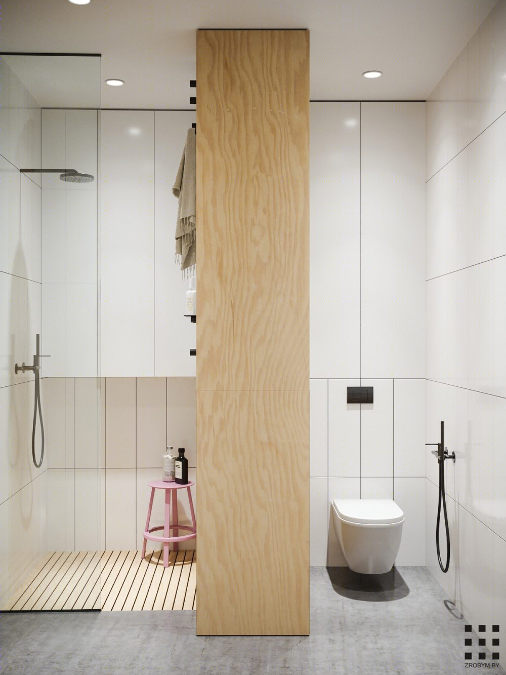 明斯克 100 平米温馨公寓，多彩设计展现独特魅力-5