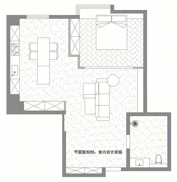 小户型设计典范 | Klochko 打造的一居室空间-3