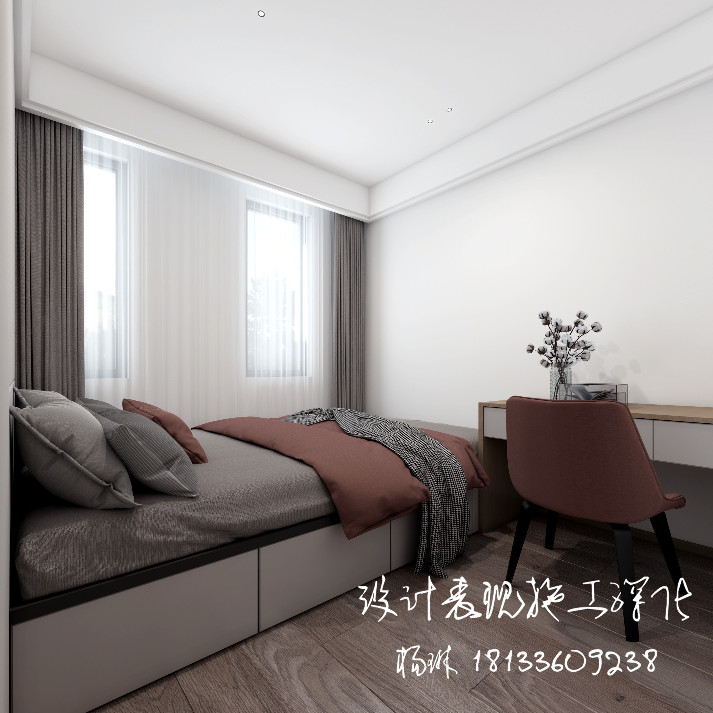 极简 · 挑空大别墅-16