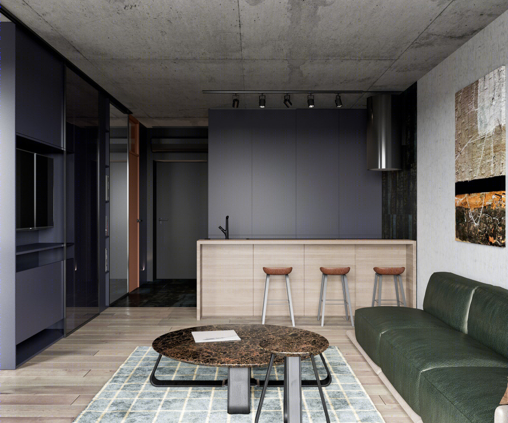 工业风公寓-5