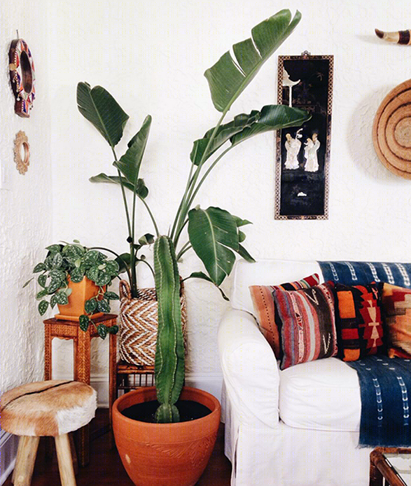 波西米亚家居设计 | 色彩斑斓的纺织品装饰-14