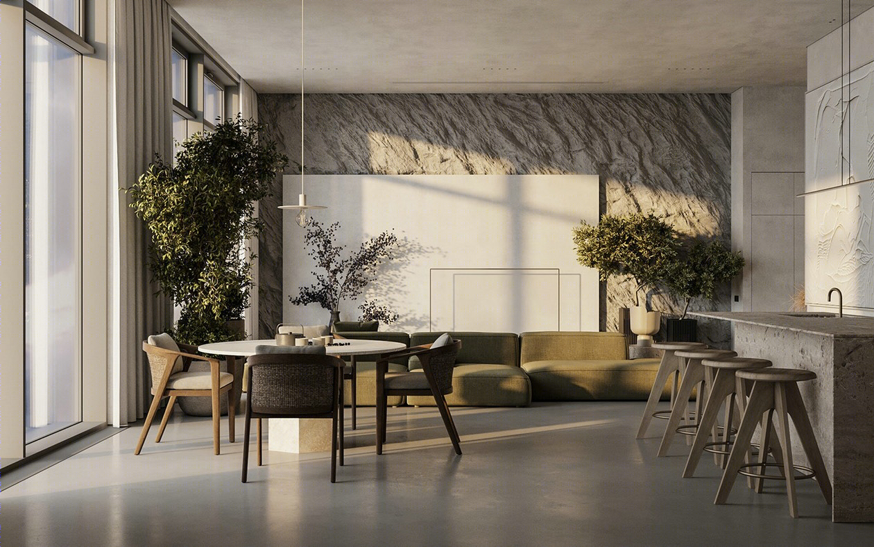 绿色温馨居家空间设计-36