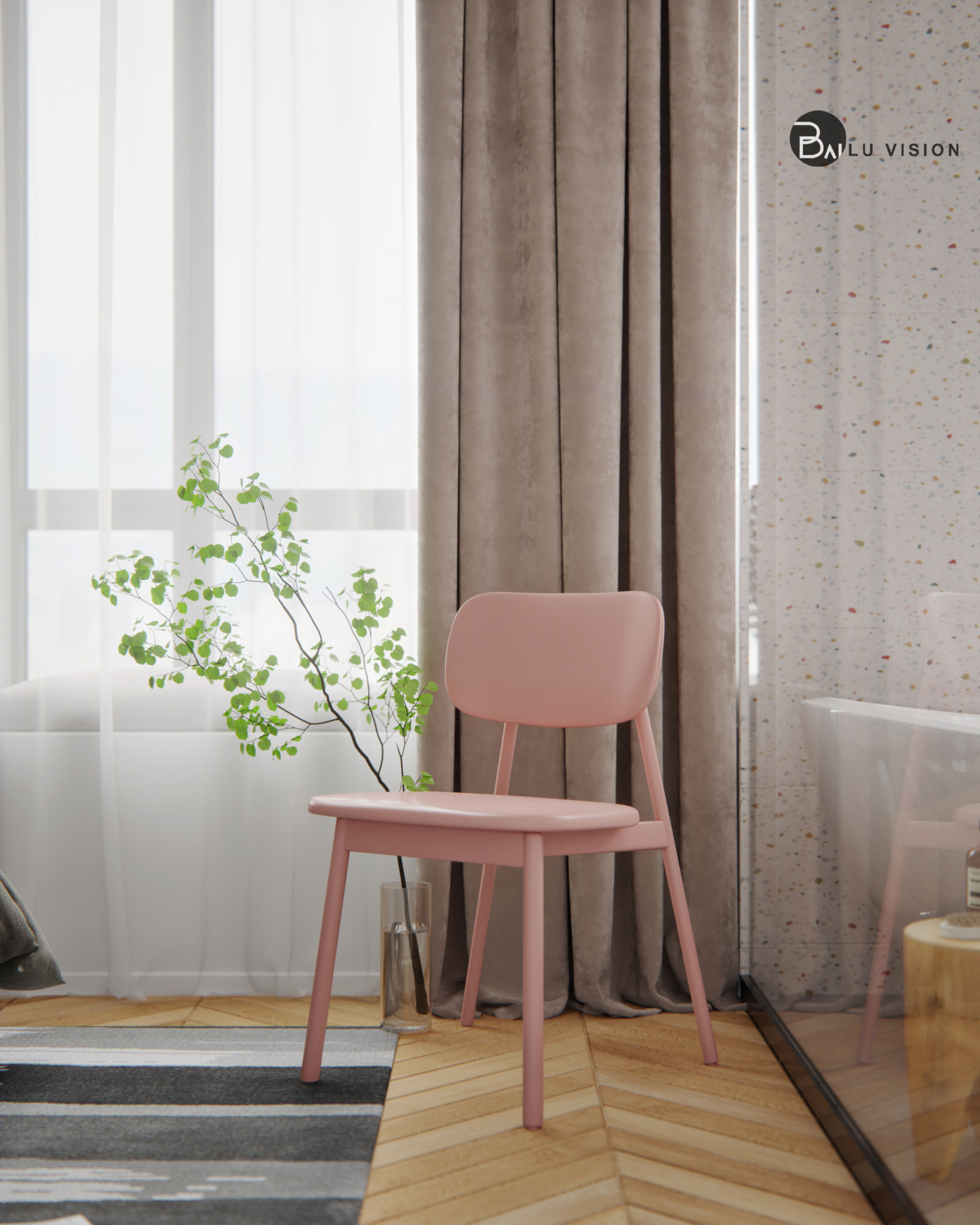 北欧风家居设计 | 3ds Max 2020 打造简约美学空间-17