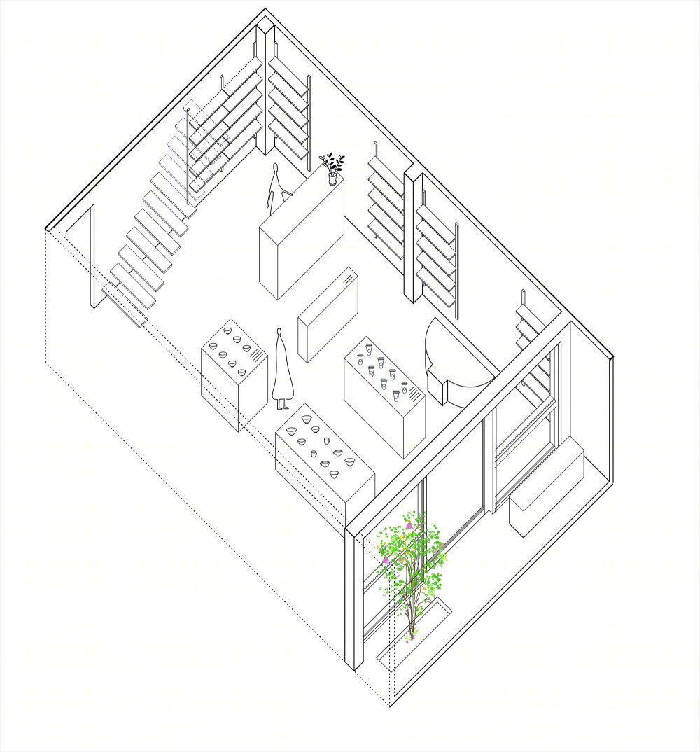 日本传统与现代共融的土直漆器工作室与商店-33