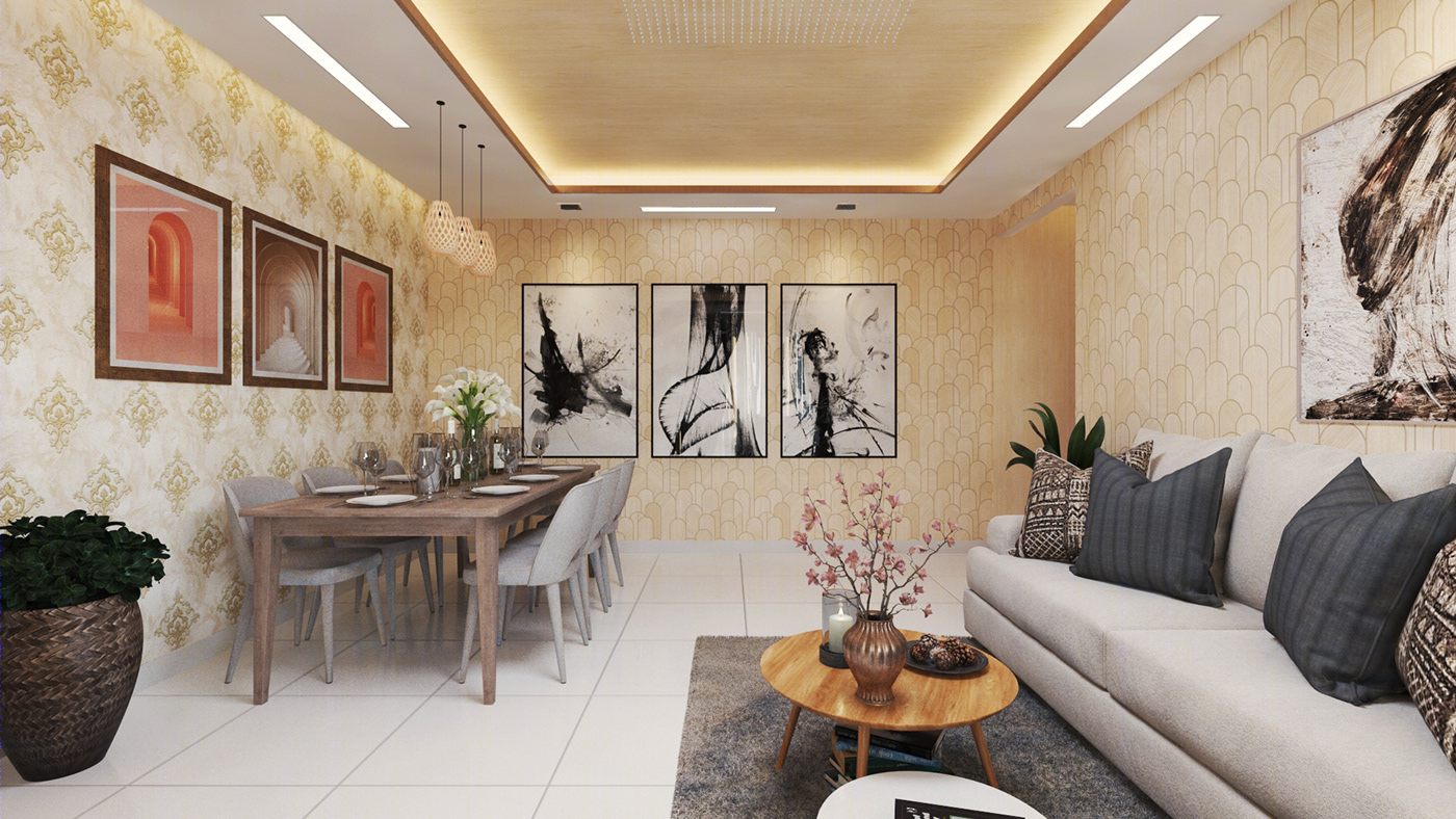 Anastasiya Gushchina丨公寓建筑丨2 BHK Interior Design, Gurugram-2