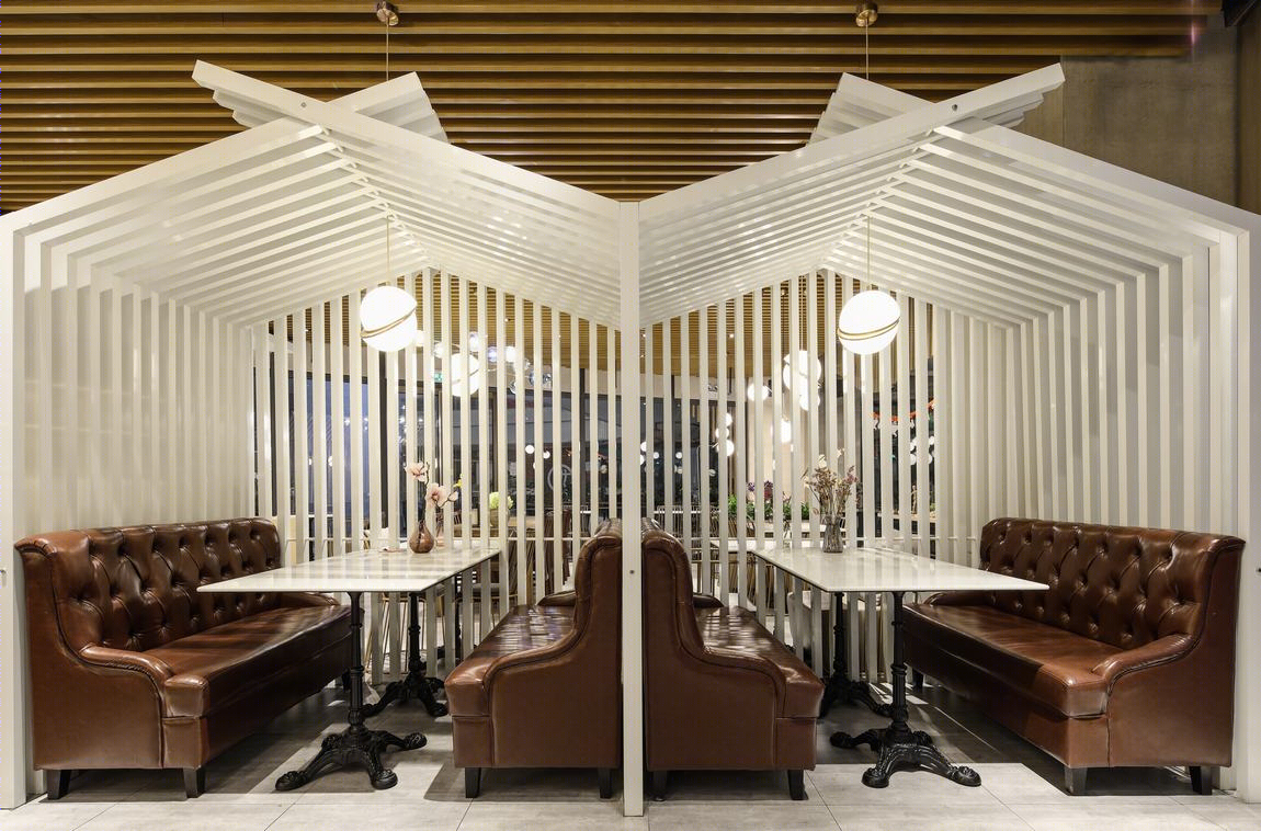 线性元素打造灵动餐厅，降低运营成本-13