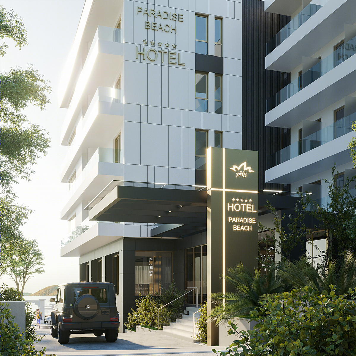 阿尔巴尼亚“天堂海滩酒店” | 现代海滨设计的典范-8