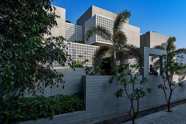 印度勒克瑙低调奢华住宅设计-27