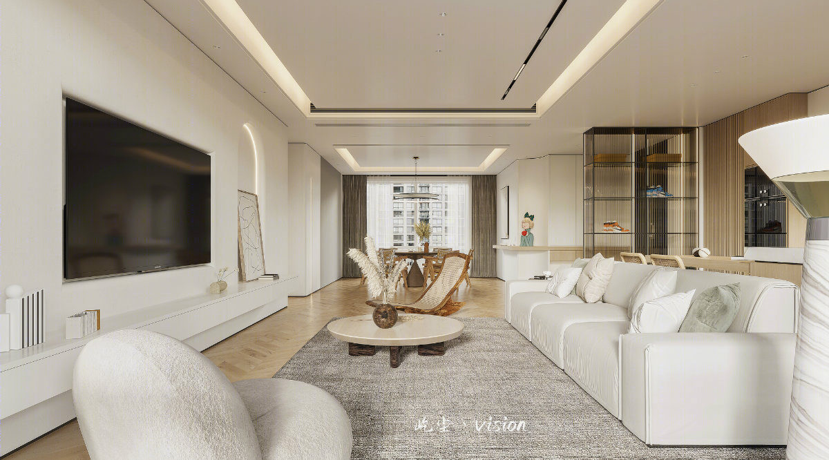 屹尘丨现代平层设计表现-6